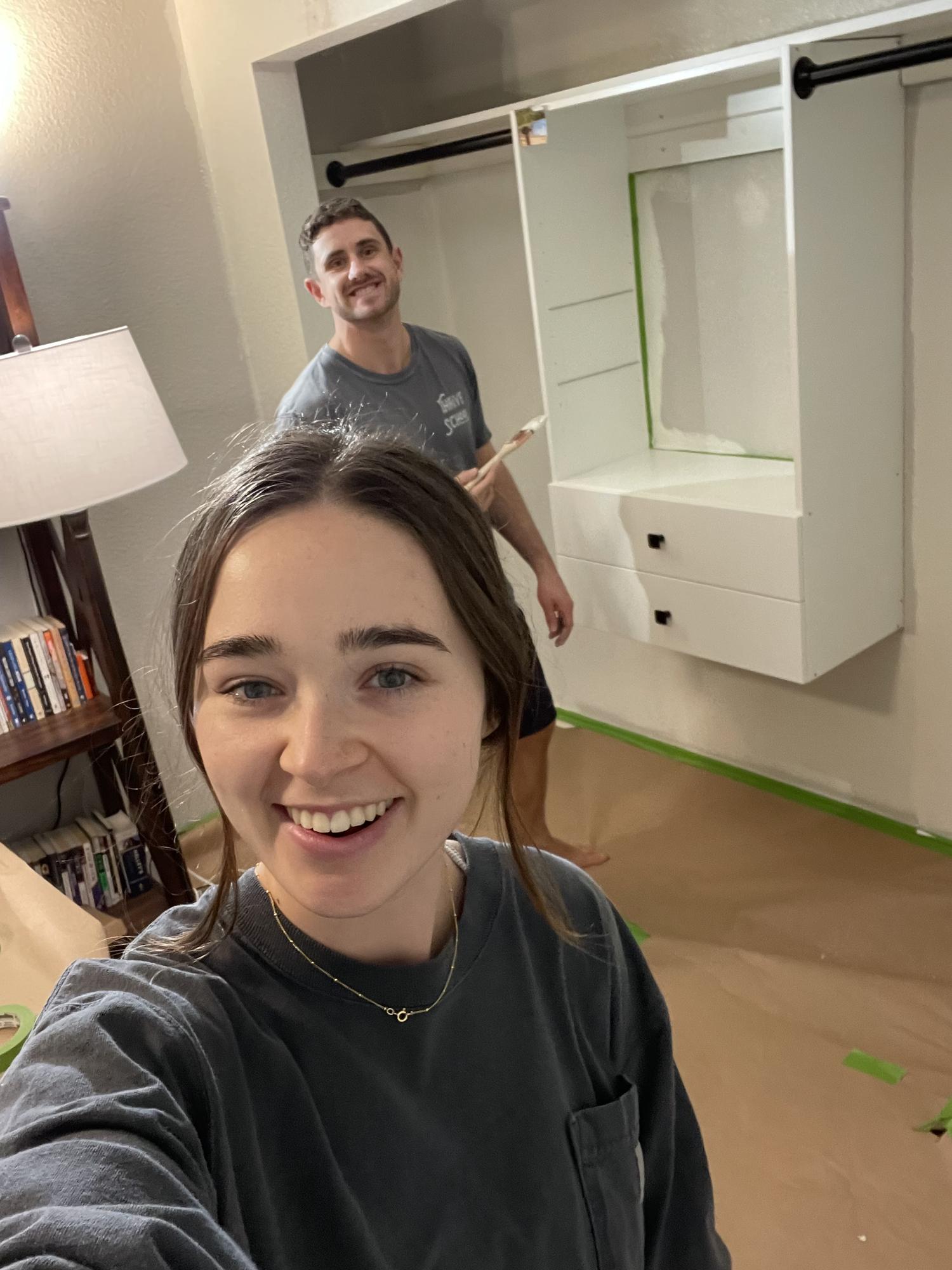 December 28, 2022:
Our very first painting project. And we didn’t even fight! 😜