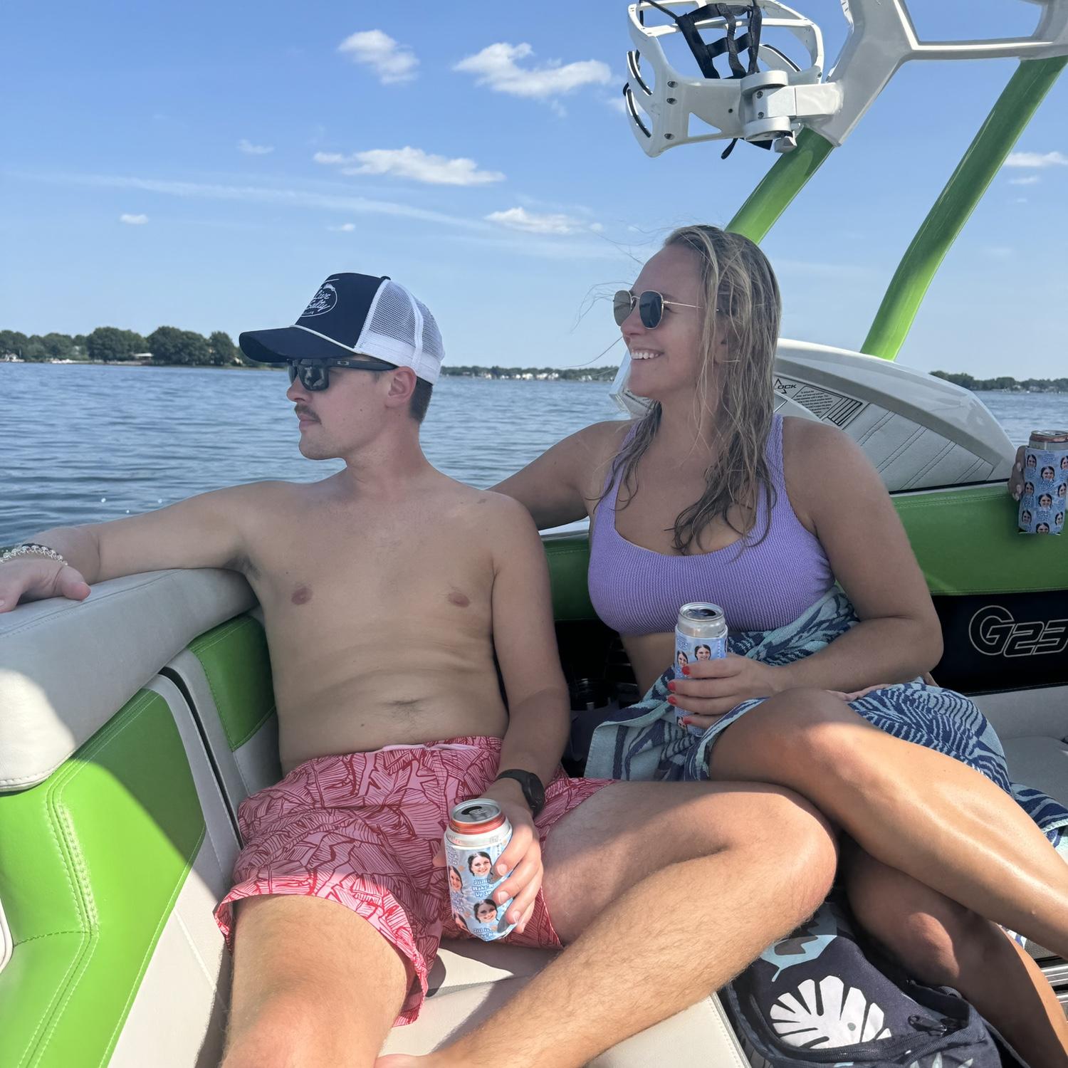 We love lake trips with friends. Lake Norman, NC August 2024.
