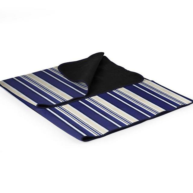 Outdoor Picnic Blanket with Tote, Blue