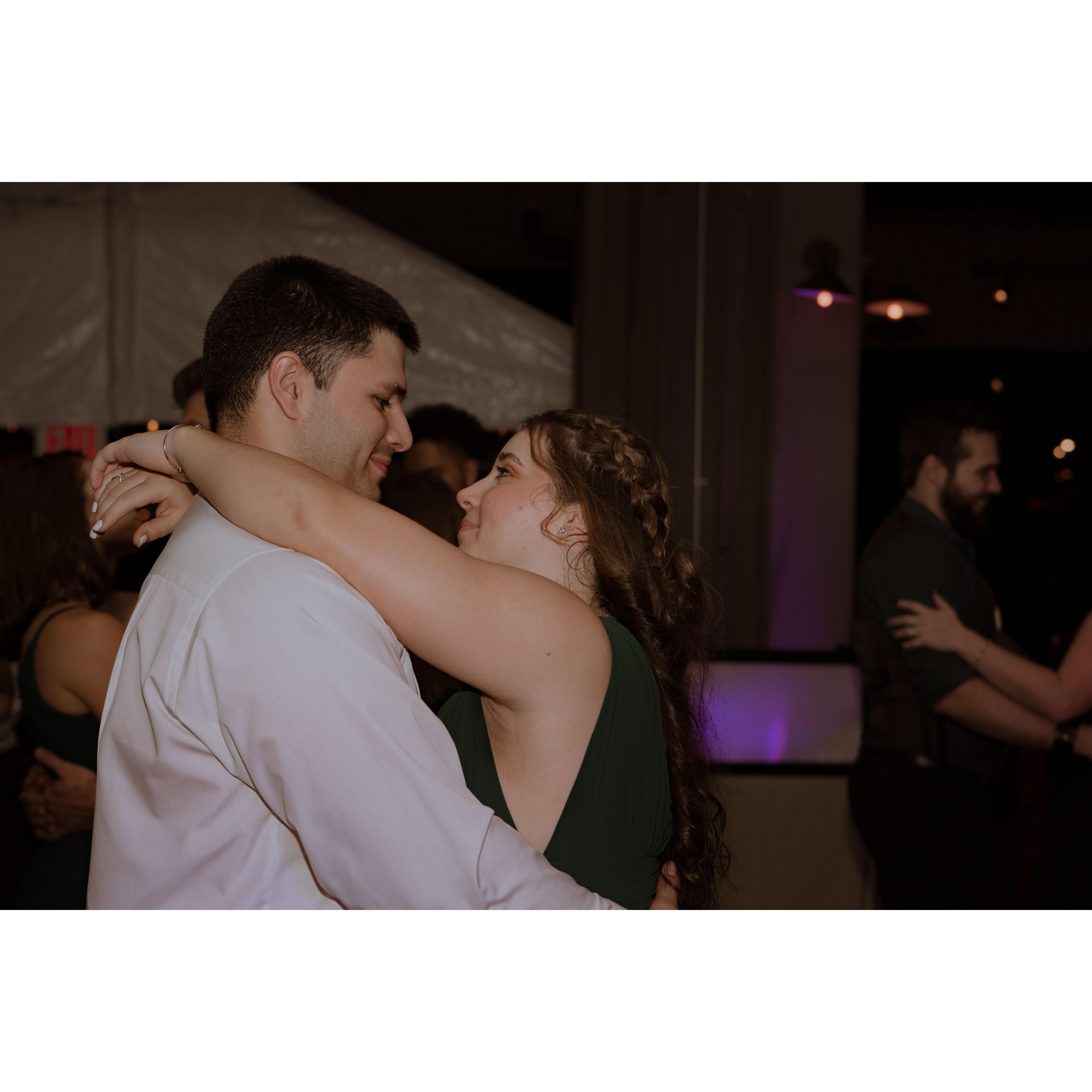 Dancing at Josh and Molly's wedding!