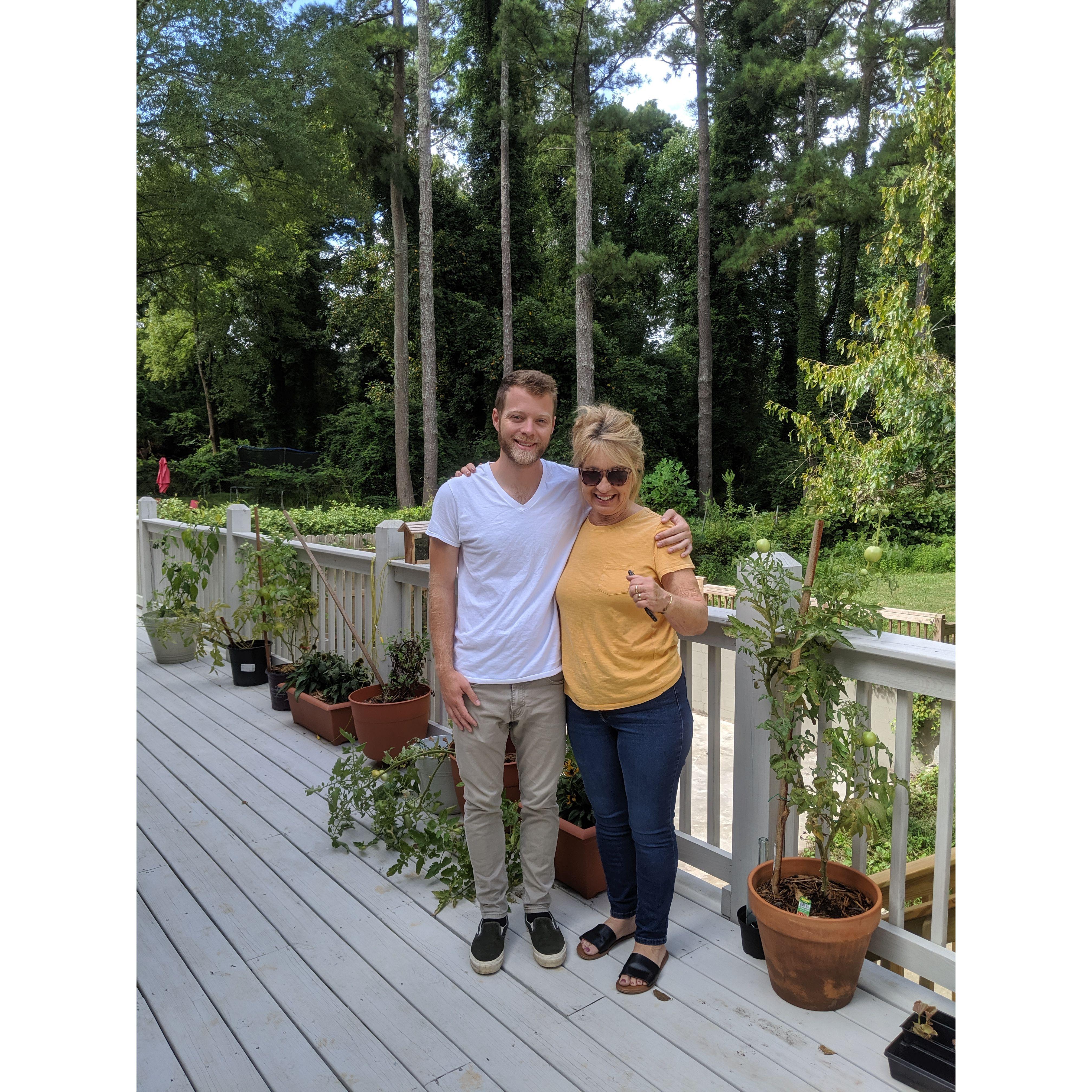 This was Colton and Liz's first home together. We still dream about that backyard. Chris and Ang came to visit us <3