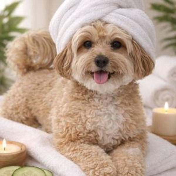 Mae goes to the Spa