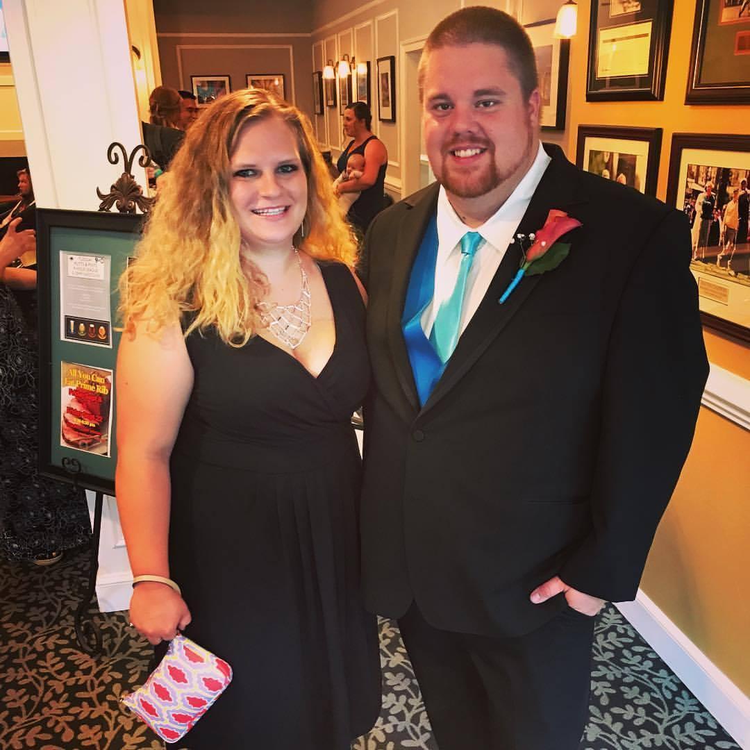 The first wedding we attended together as a couple.