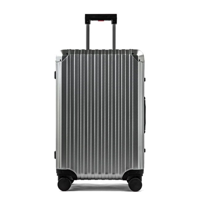 TREK Aluminum Suitcase Gunmetal - Carry-On