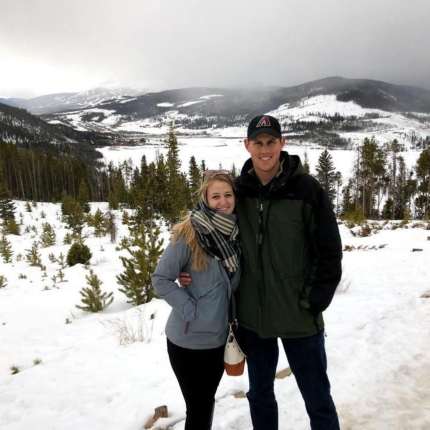 Skiing in Breckenridge, CO.