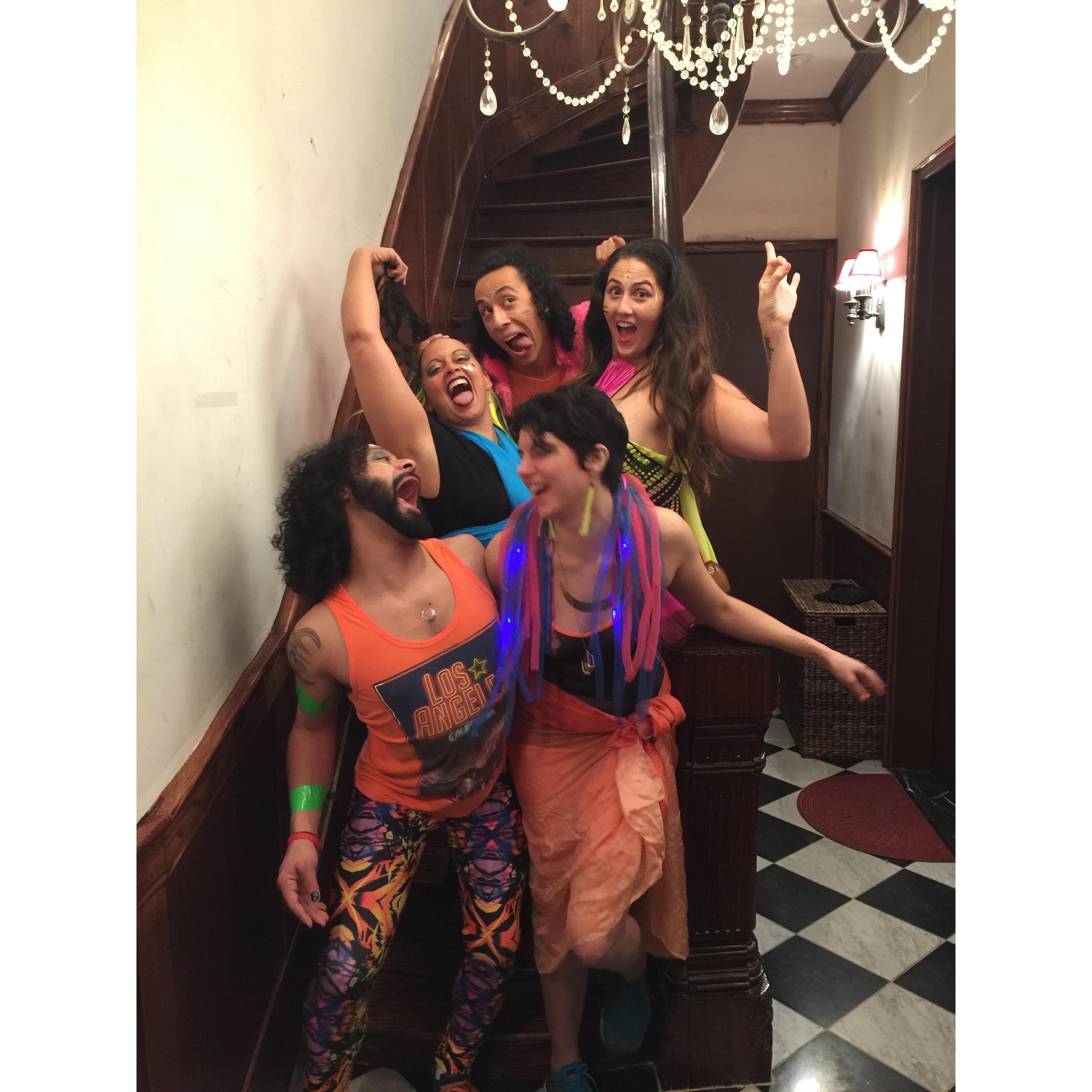 Ready for another night of dancing with friends!!
