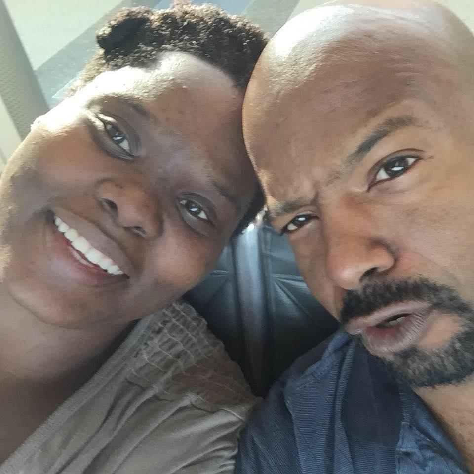 First time flying together; we were heading to Houston to visit the fam.