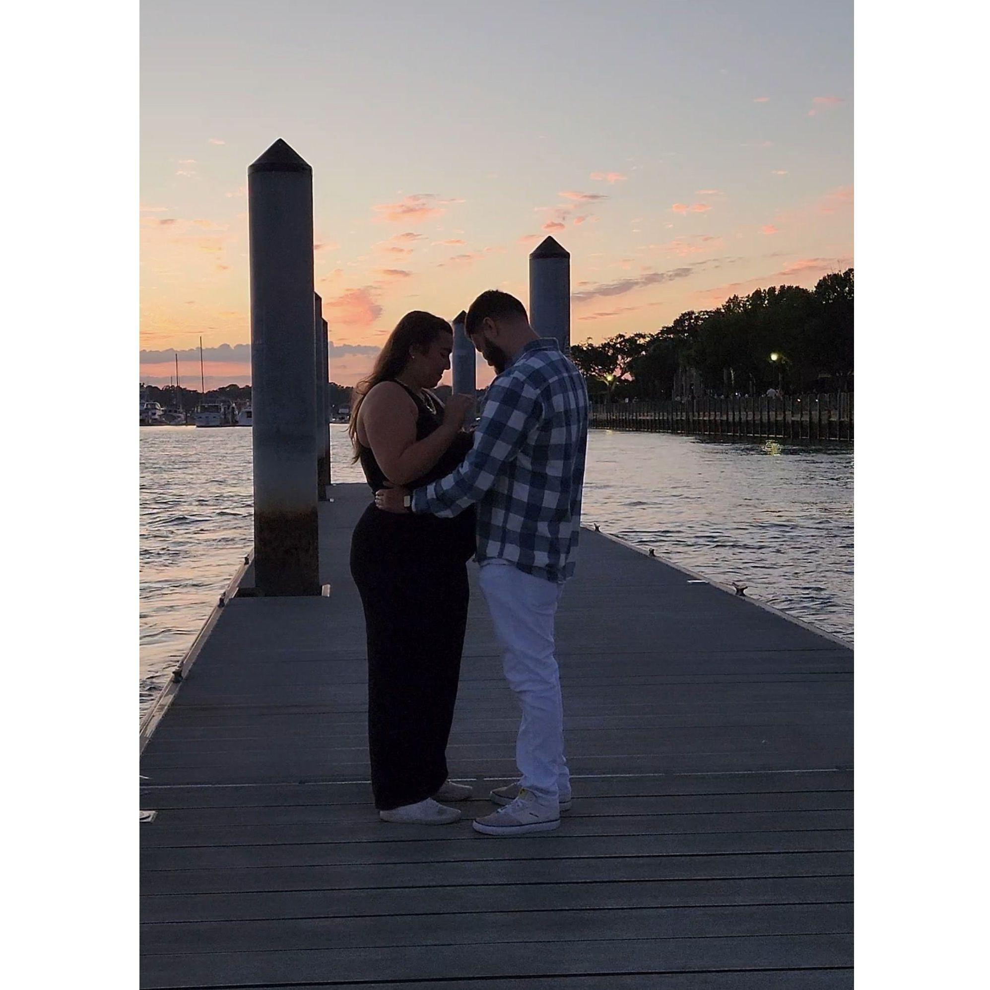 Moments after I said “YES!”