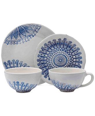 Daniela Blue 4-Pc. Place Setting