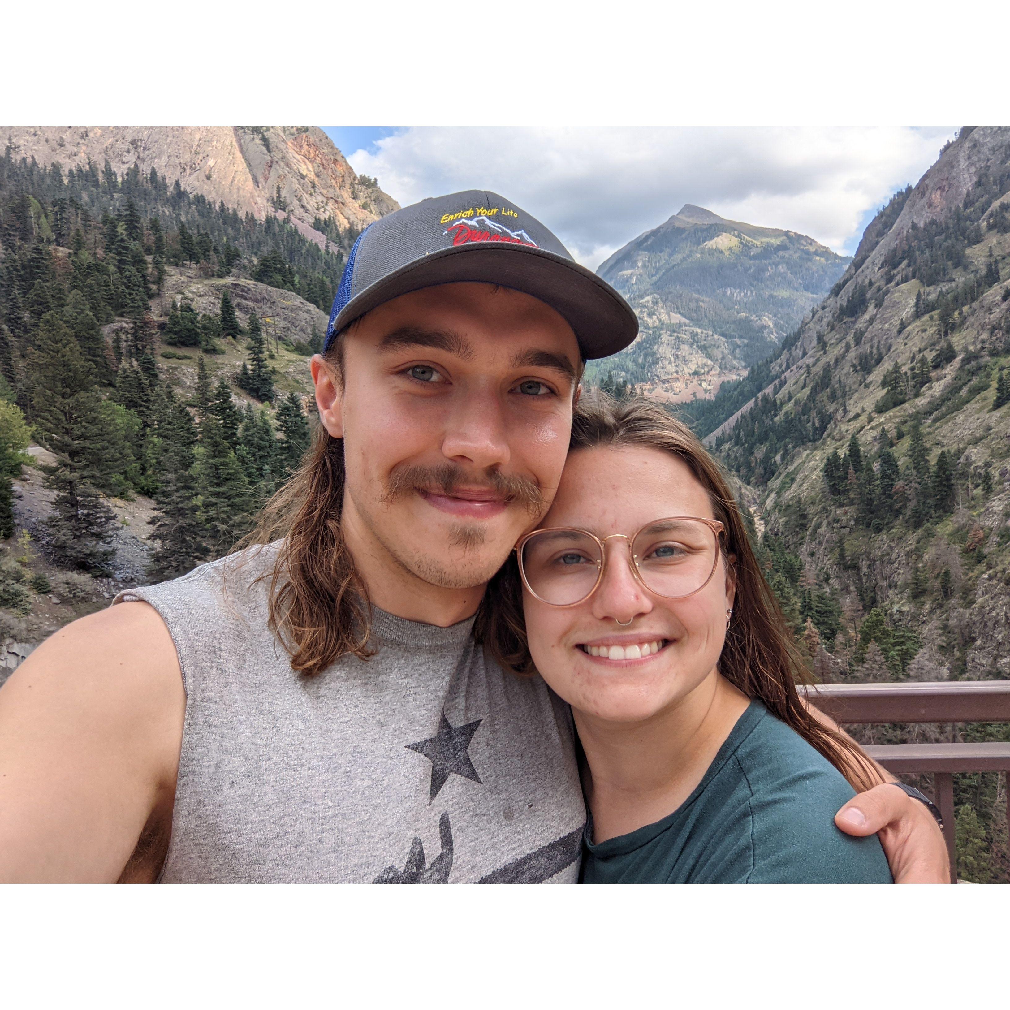 on the way home from Silverton, CO