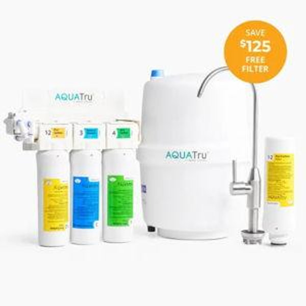 AquaTru Under Sink + Free Pre-Carbon Filter!