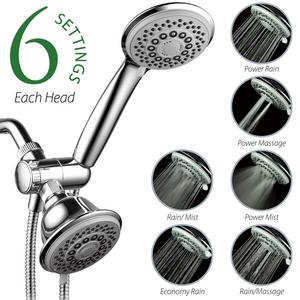 AquaStorm by HotelSpa 30-Setting SpiralFlo 3 Way Luxury Shower Head Combo