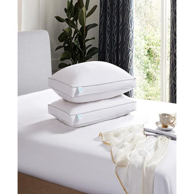 Martha Stewart Feather Down Pillow 2-Pack, Jumbo