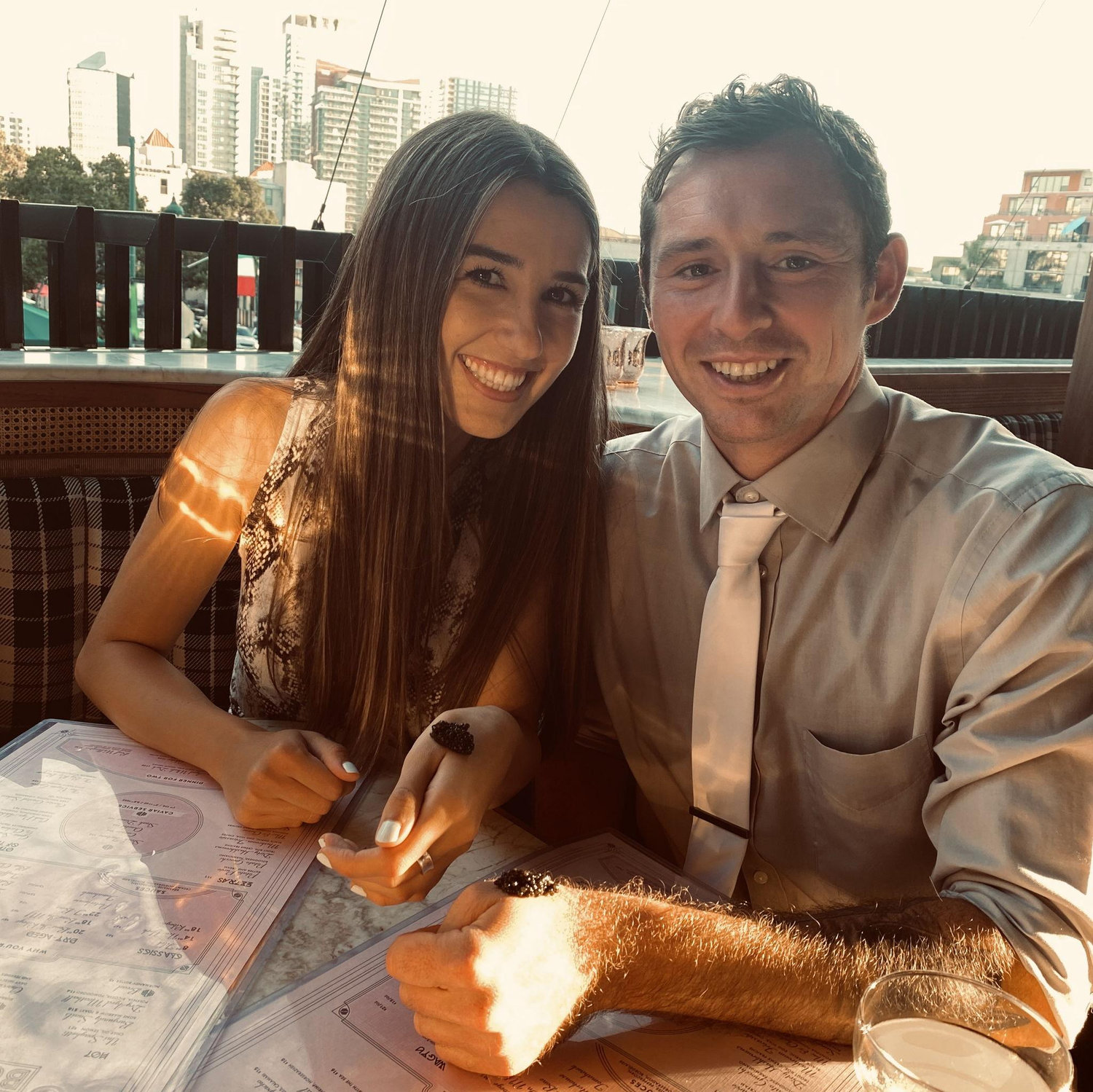 Our first date at Born and Raised