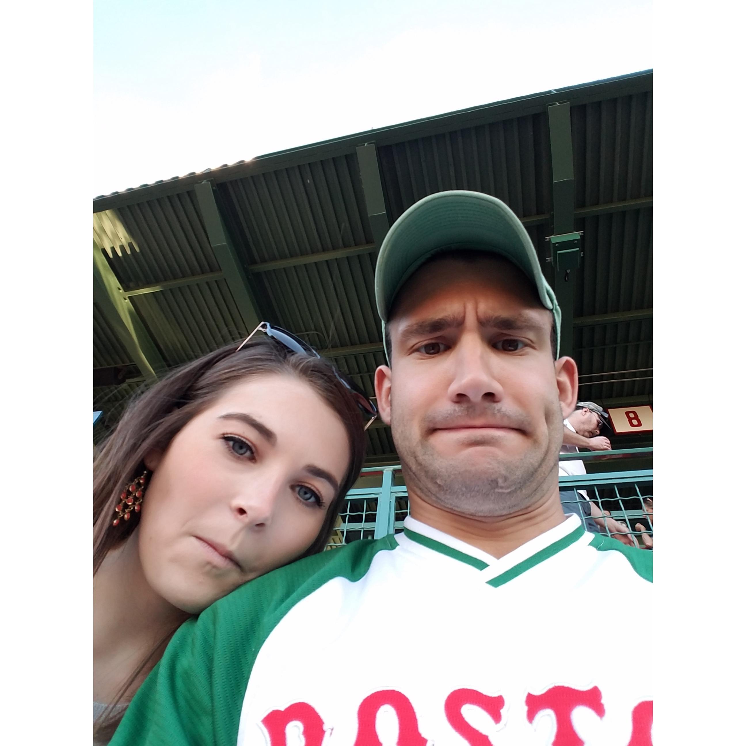 ...first baseball game