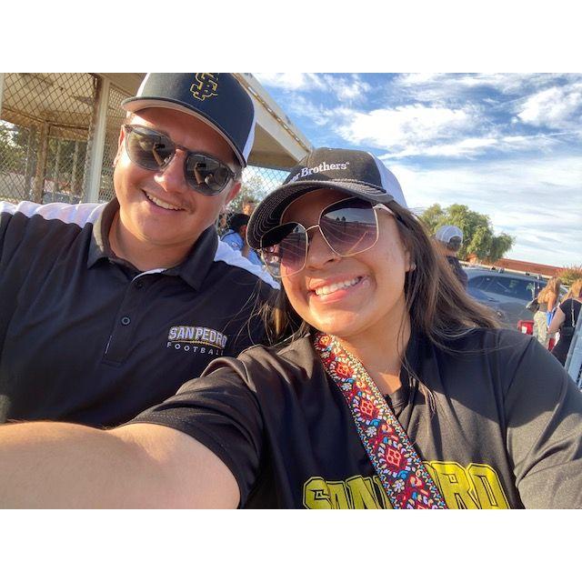 After Tim's first coaching game with San Pedro High School, Pirates take the victory with the score of 28-21