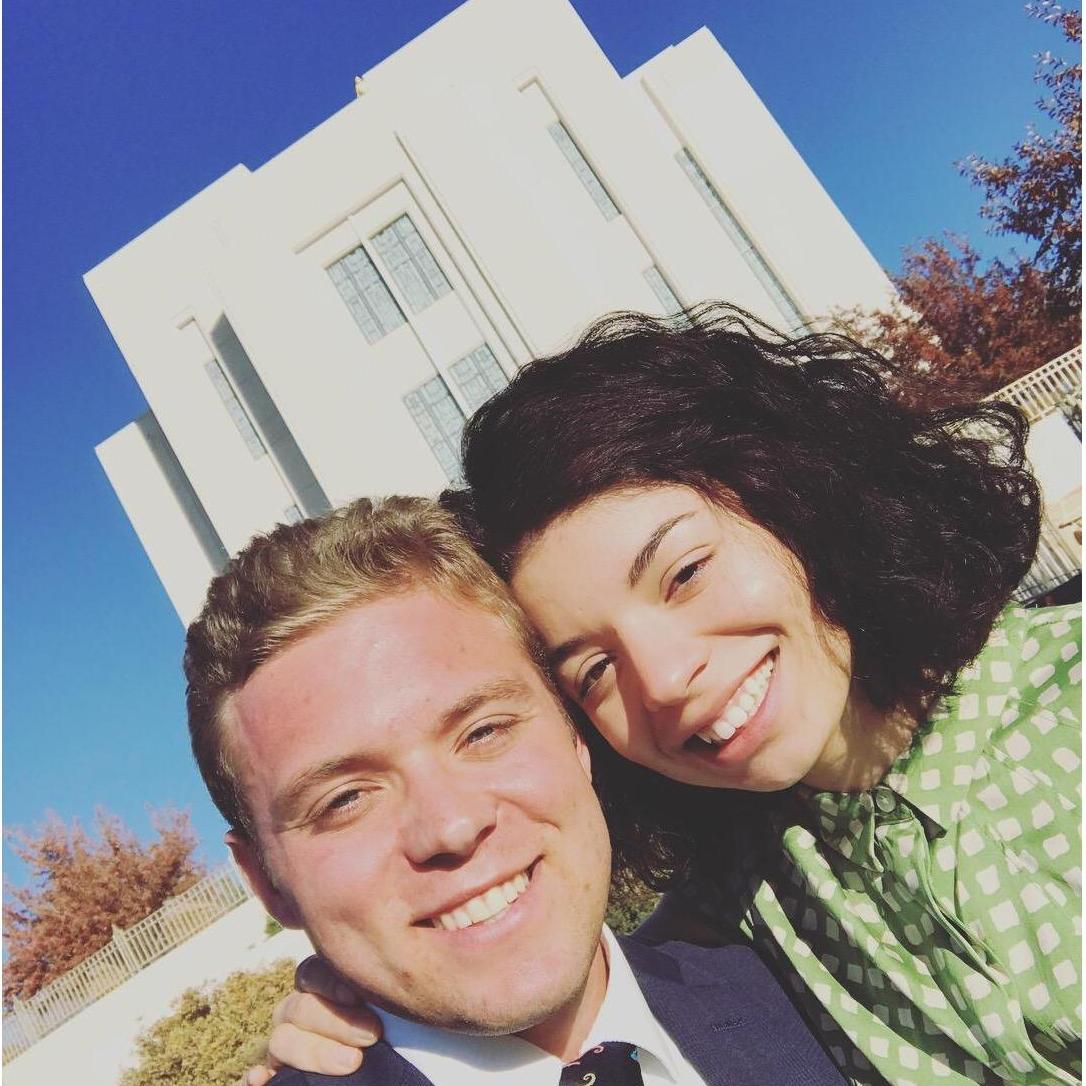 First time Attending the Temple with each other, doing baptisms, in Rexburg, Idaho.