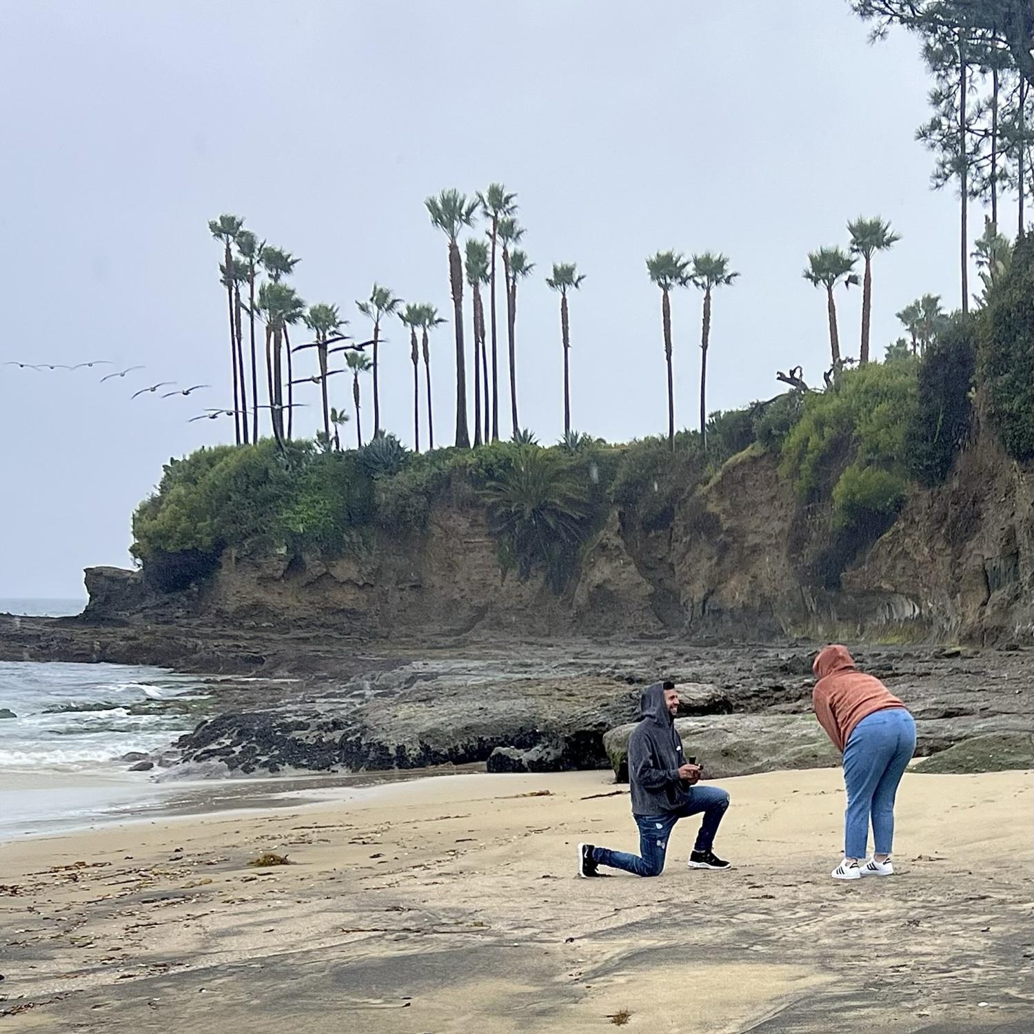 “Alright, I know we talked about this for a while now & it’s something I’ve been wanting to do! We are going to have an amazing life together. Will you marry me? And be here with me, forever?” -Sammy