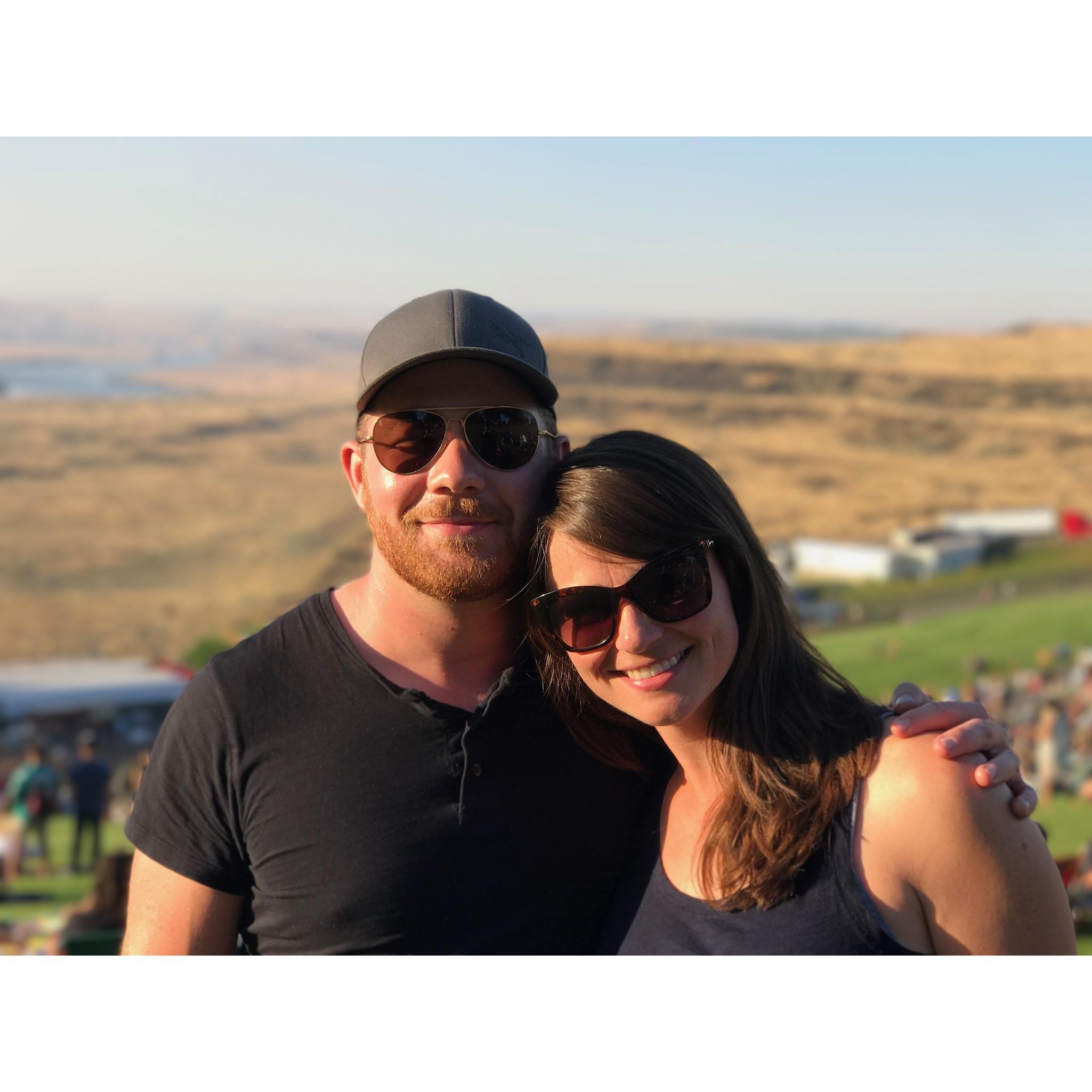 First concert: Kings of Leon at The Gorge