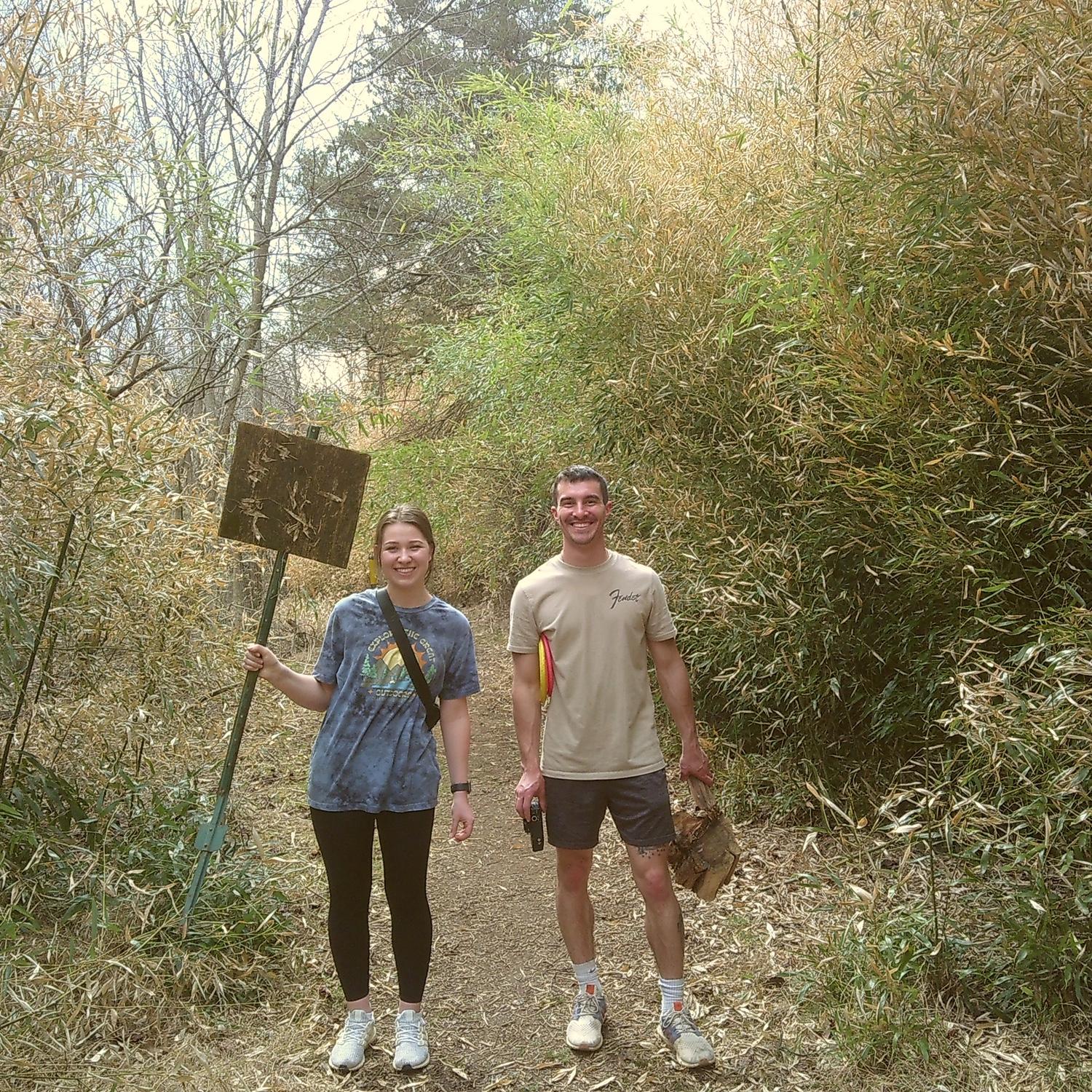 Hikes at Pinchot with Brylan (Groomsman) and Grace (Bridesmaid)