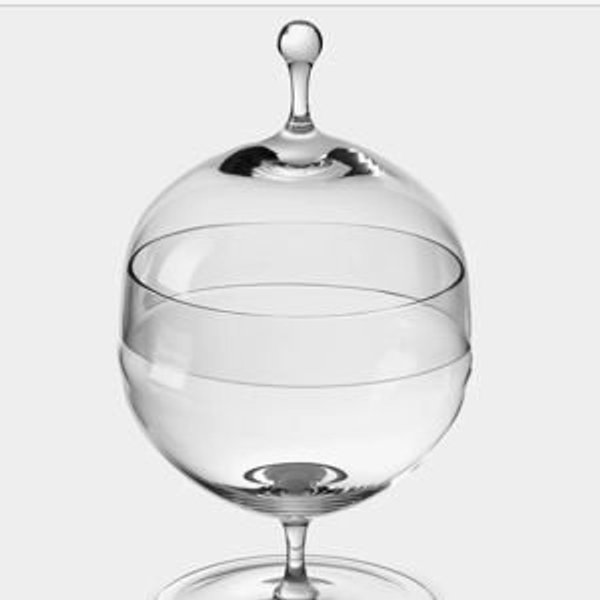 Hand-Blown Crystal Candy Dish (Medium)