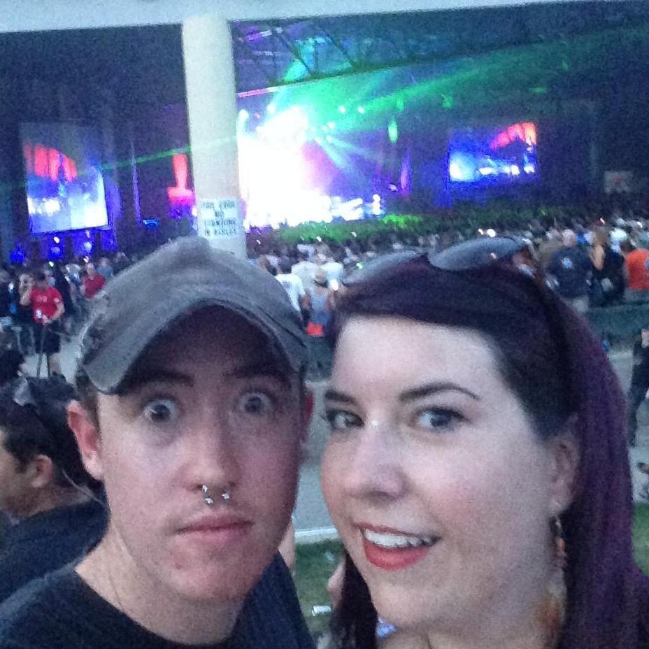 Eric bought us tickets to The Cure - He knew how special this was to me. I literally cried when they started playing.