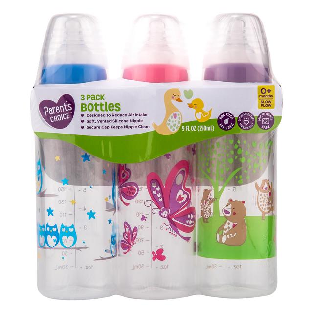 Baby Bottles, set of 3