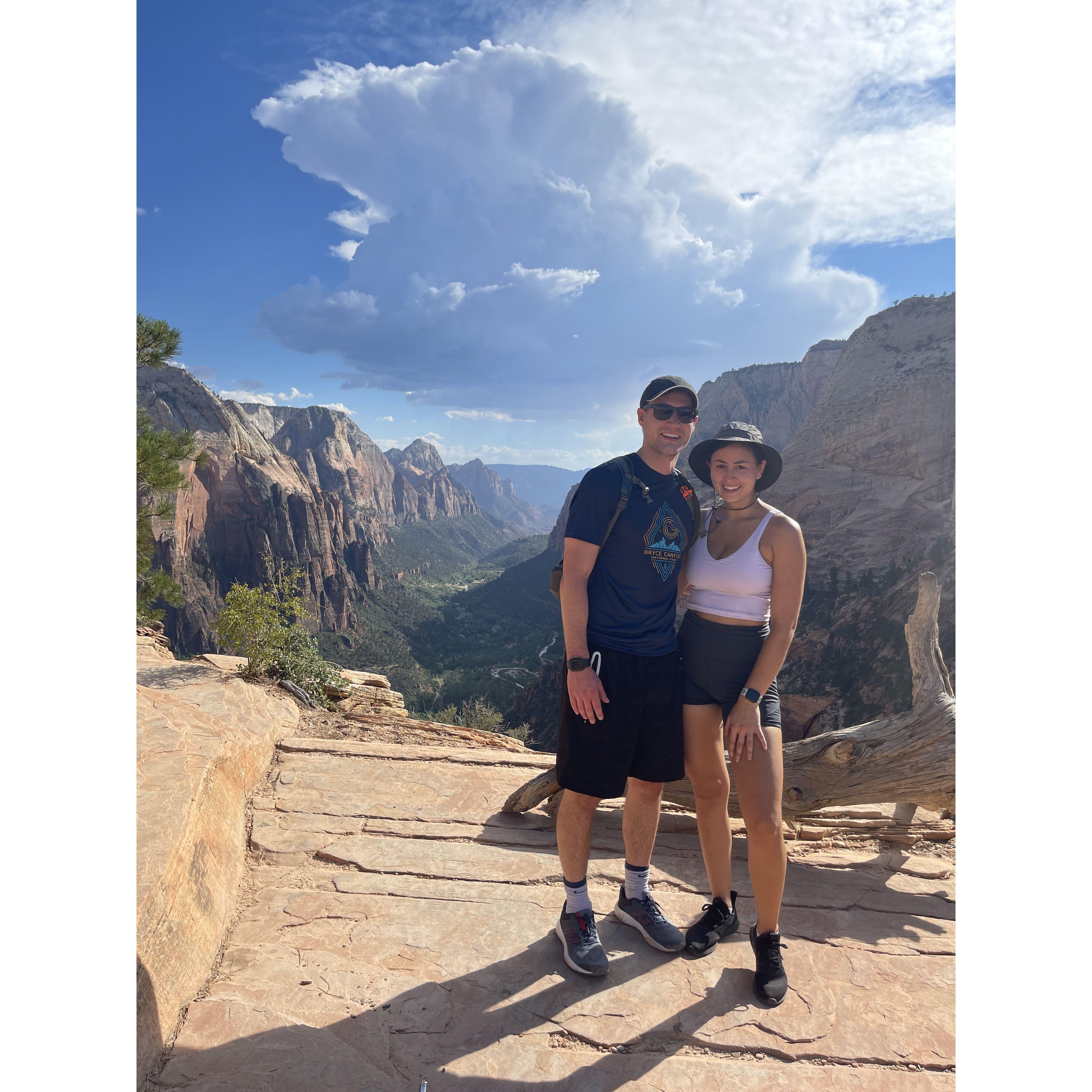Halfway to Angel's Landing