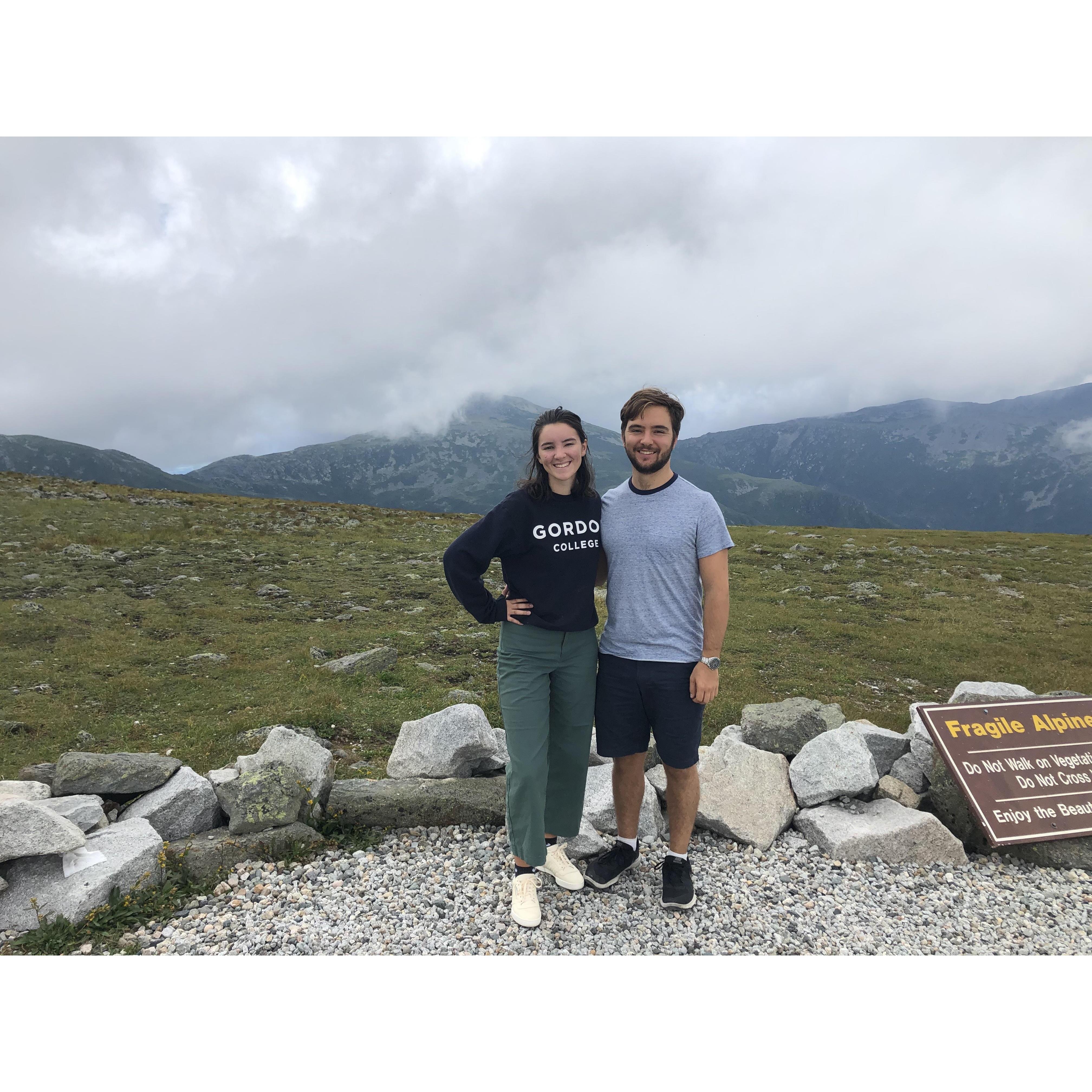 The top of Mount Washington!