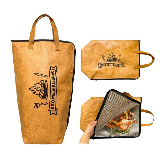 Grilling Gifts for Men Husband Boyfriend BBQ Gifts Blanket for Resting Meat,Reusable Smoker Grilling Bag Insulated Resting Bag,Cooking Accessories for BBQ Lovers Valentine's Day Gift(21in)