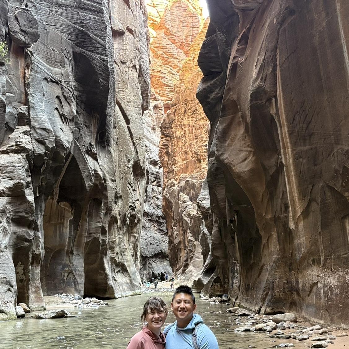 Hiking in Zion National Park!