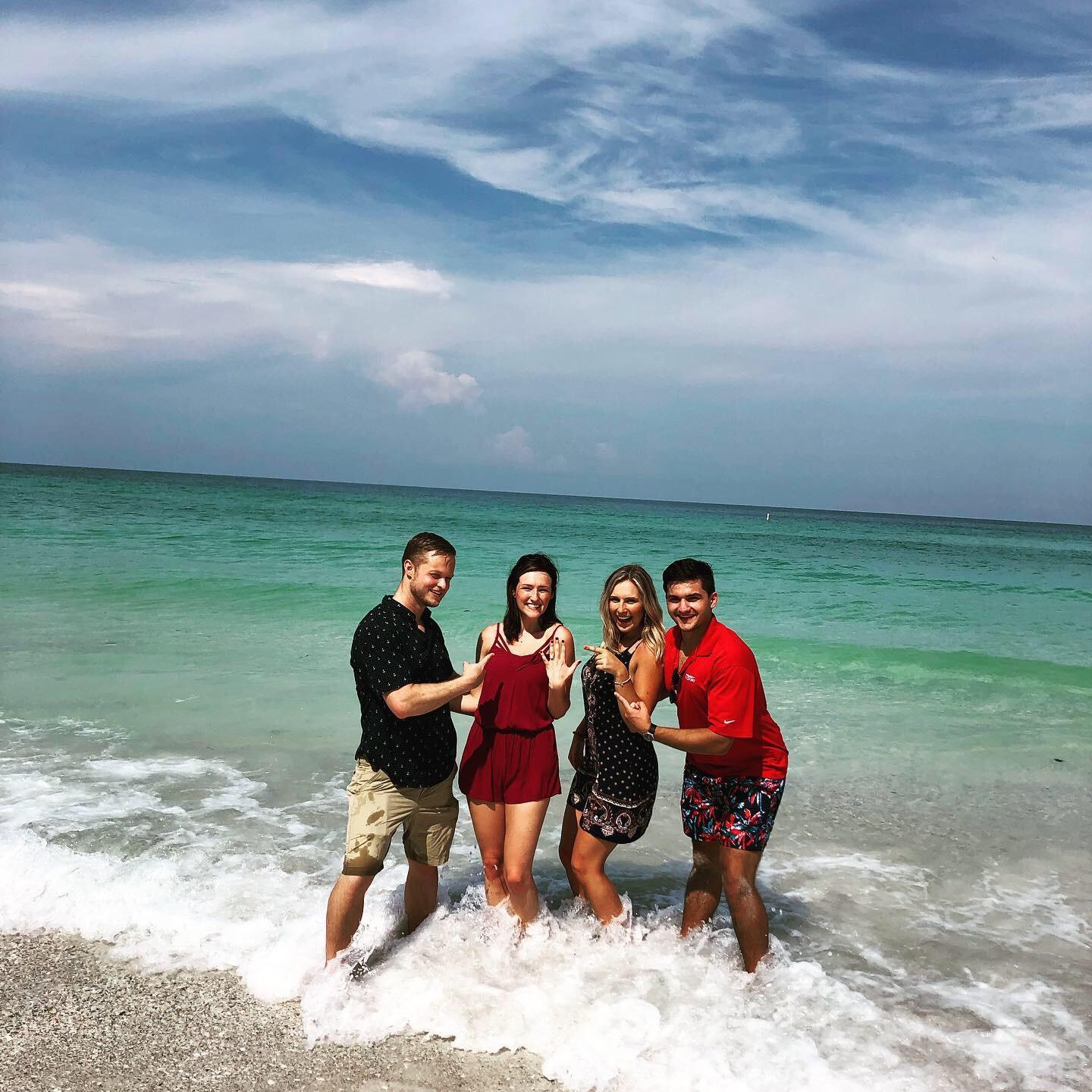 The crew who helped pull the proposal off! Thanks Jordan and Tatum!