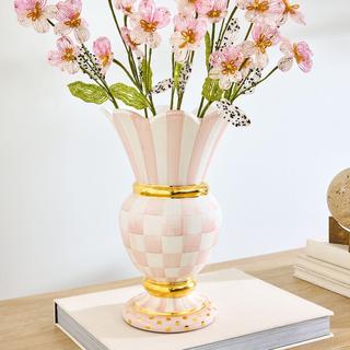 Rosy Check Ceramic Great Vase