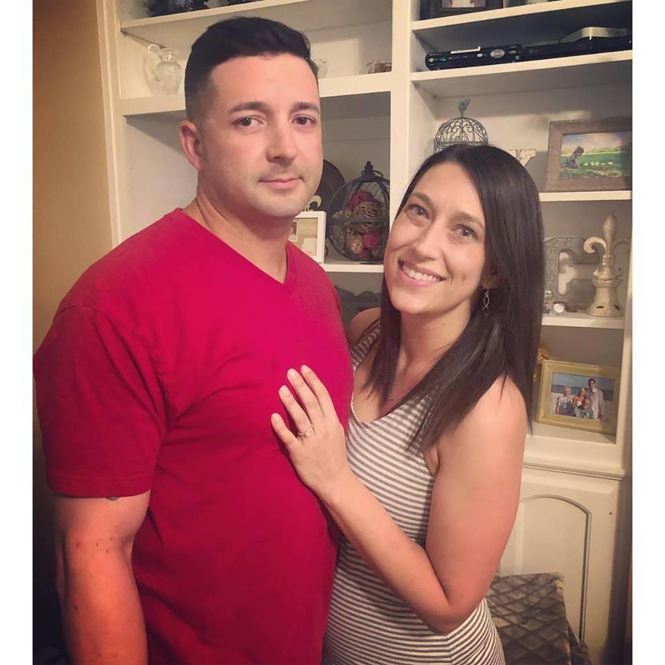 The night we got engaged!