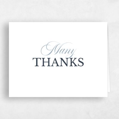 White Wedding Thank You - Ellis Landscape