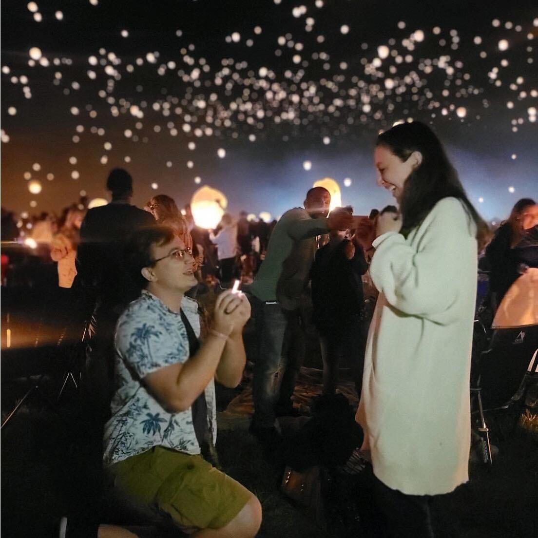 Pocono Raceway - September 11th, 2021:
And yes, she said yes!