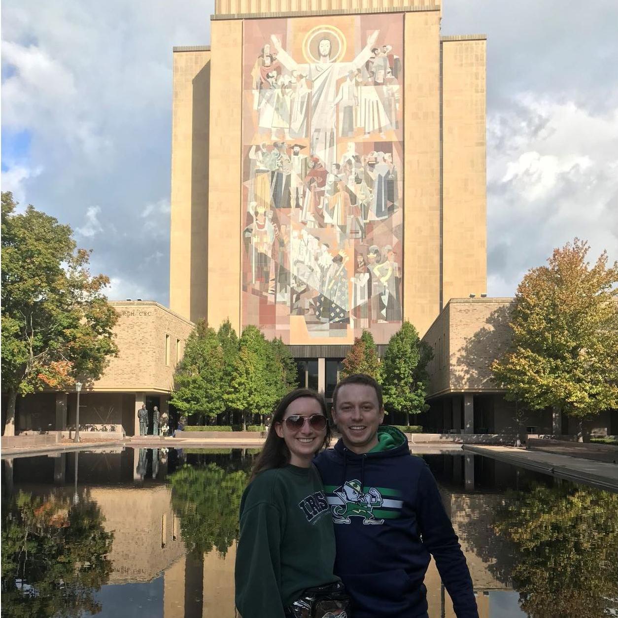 10.23.21
Ashley's first time at Notre Dame campus!