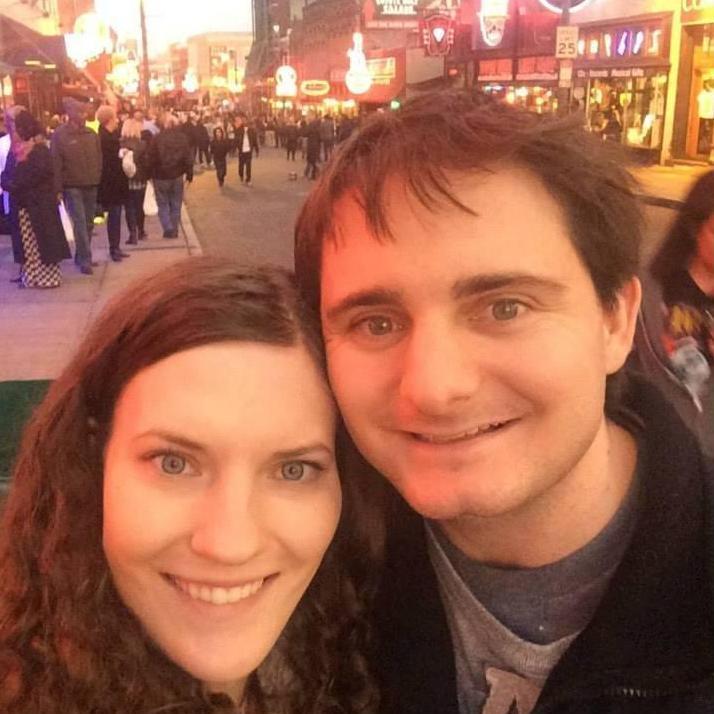 Walking on Beale Street in Downtown Memphis, Tennessee February 2015