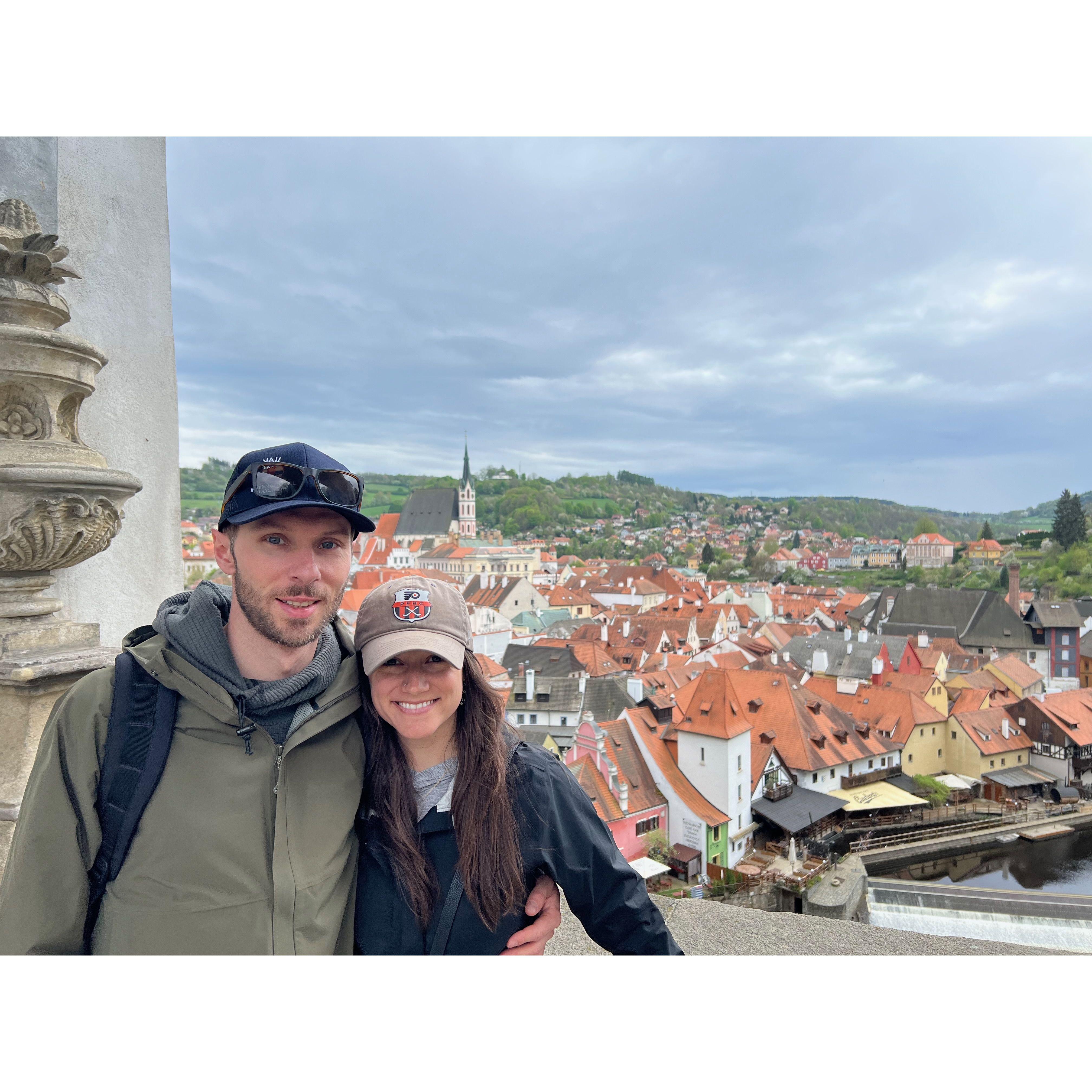 April 2024 in Cesky Krumlov, Czech Republic
