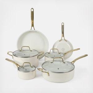 Lockton Premium Nonstick Ceramic 10-Piece Cookware Set
