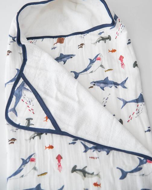 Big Kid Hooded Towel - Shark