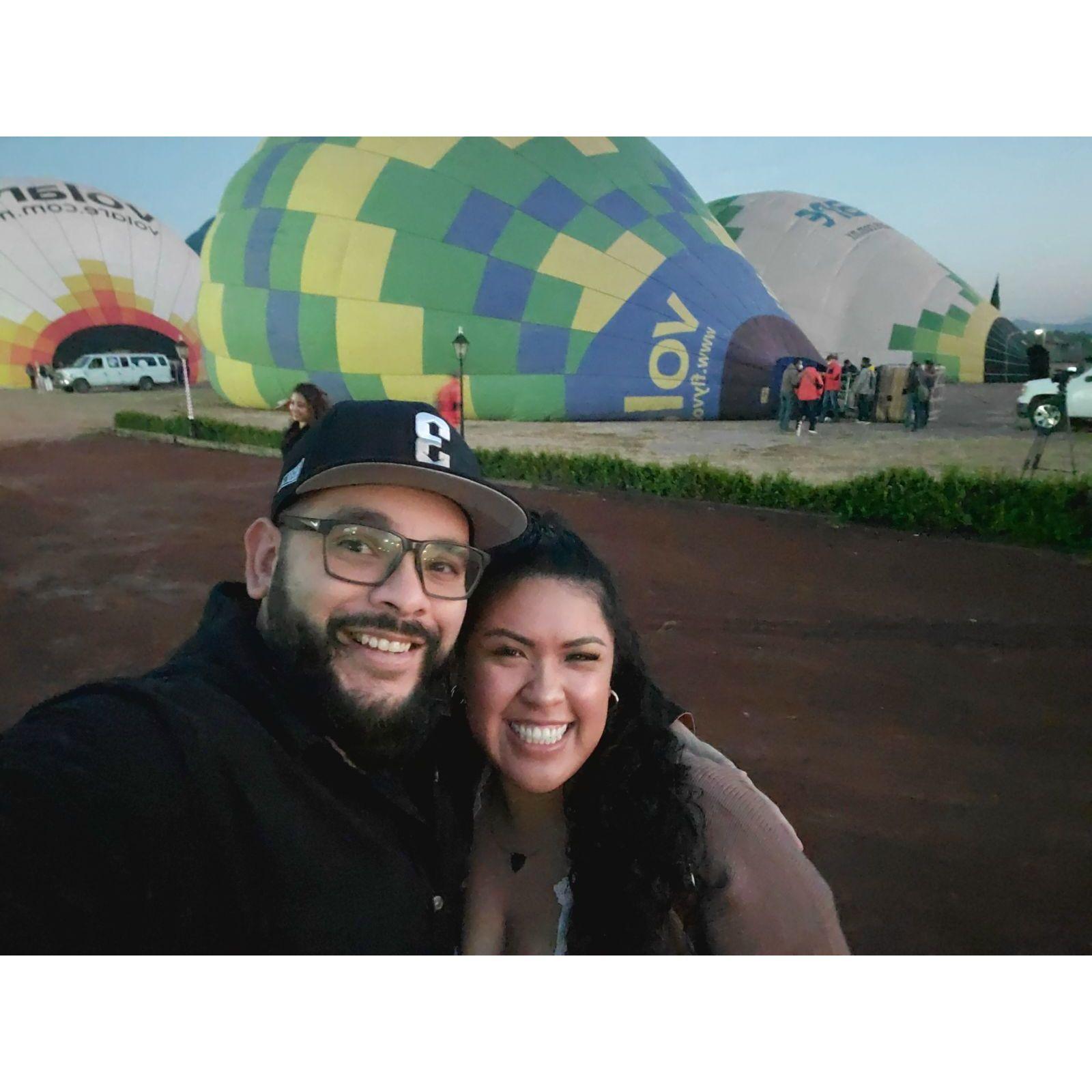 2020 First hot air balloon ride in Mexico!