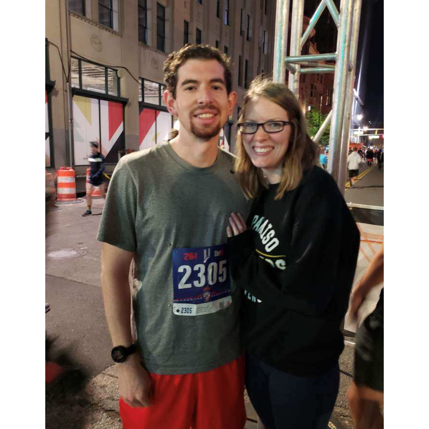 One of Aaron's MANY races to attend in life!