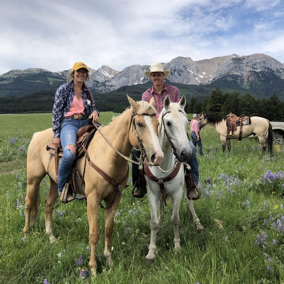 Helping at the King of Hearts ranch in 2018