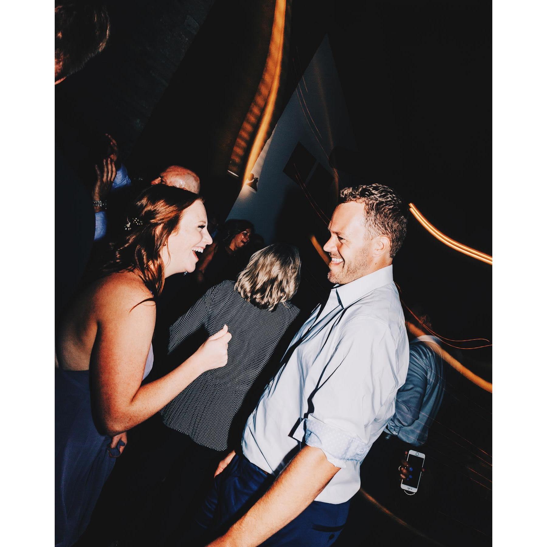 An all time favorite photo from the dance floor of the Price wedding!