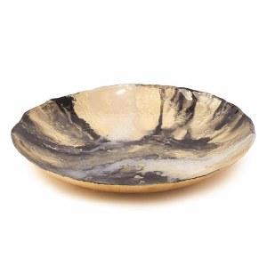 Two's Company Gold and Black Platter