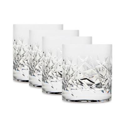 Top Shelf Graffiti 10 oz. Double Old Fashioned Glasses (Set of 4)