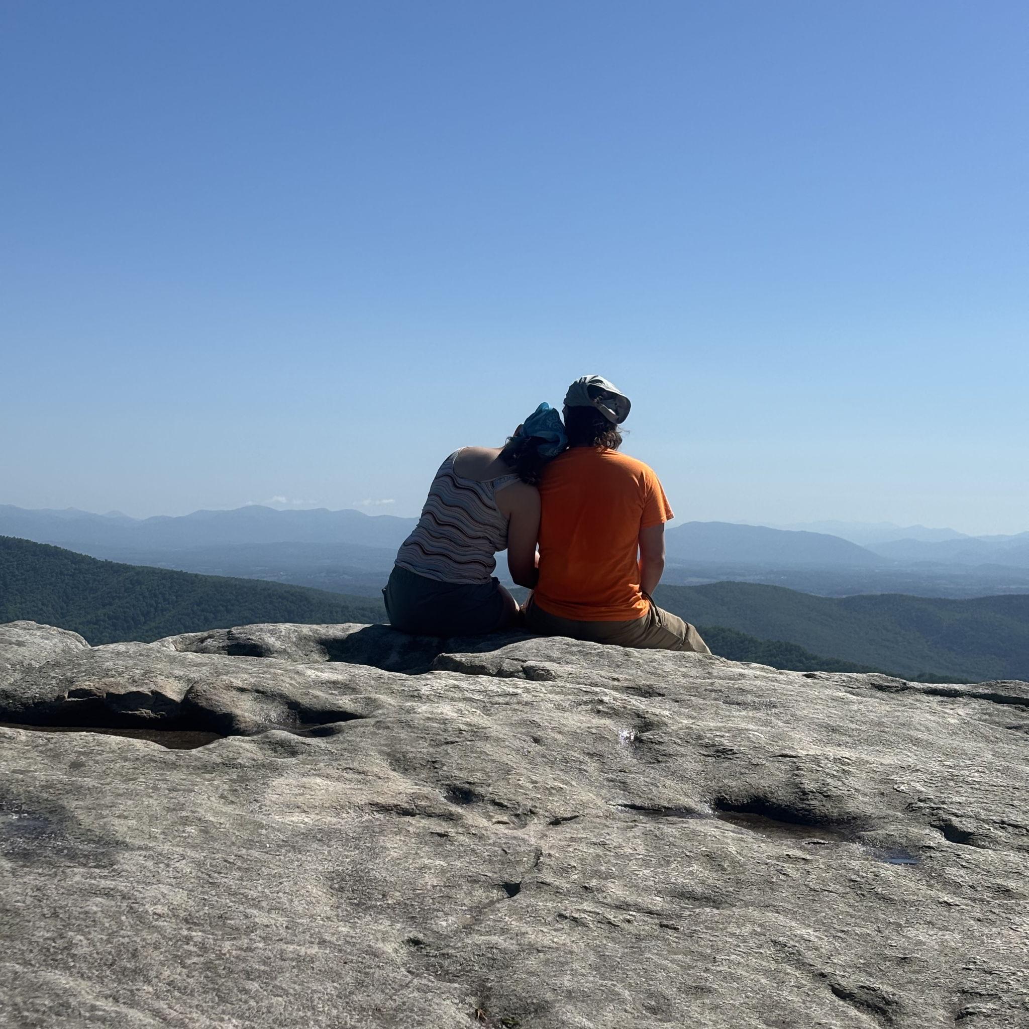 The next day on our hike back down