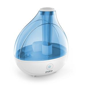 Pure Enrichment MistAire Ultrasonic Cool Mist Humidifier - Premium Humidifying Unit with 1.5L Water Tank, Whisper-Quiet Operation, Automatic Shut-Off and Night Light Function - Lasts Up to 16 Hours