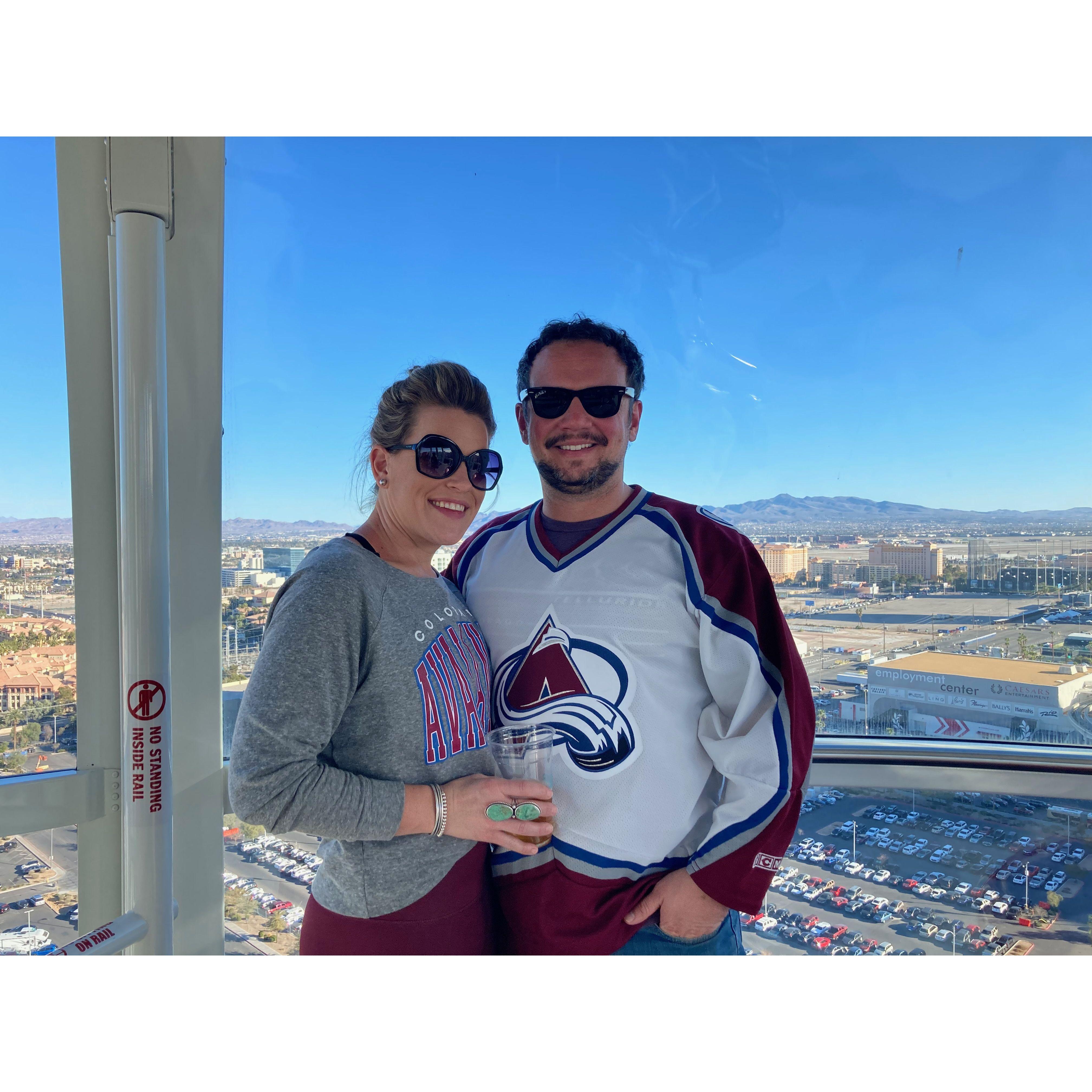 Avs play the Knights in Vegas.